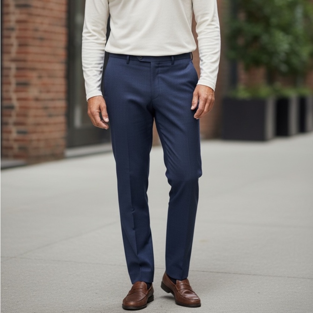 Brooks Brothers Classic Dress Pants – Blue | Size 33x32 | NWT